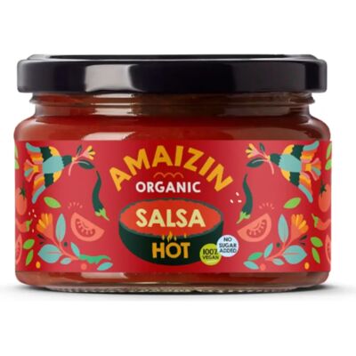 Amaizin Bio Hot Salsa Dip - Salsa-Sauce Amaizin Bio Hot Salsa Dip - Salsa-Sauce