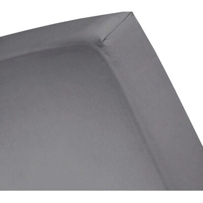 Cinderella Basic Hoeslaken - Grijs - 90x200cm - Beddengoed Cinderella Basic Hoeslaken - Grijs - 90x200cm - Beddengoed