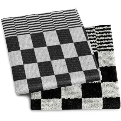 Set van Zwarte Keukentextiel - DDDDD Set van Zwarte Keukentextiel - DDDDD