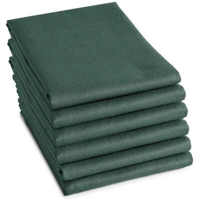 DDDDD Logo Katoenen Theedoek - 6 stuks, Groen - Keukendoek DDDDD Logo Katoenen Theedoek - 6 stuks, Groen - Keukendoek