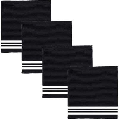 DDDDD - Provence - Zwart - 30x30 cm - dishcloth DDDDD - Provence - Zwart - 30x30 cm - dishcloth