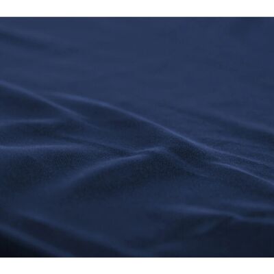 CINDERELLA Navy Satijn Fitted Sheet voor 35cm Matras CINDERELLA Navy Satijn Fitted Sheet voor 35cm Matras