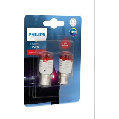Philips 11498U30RB2 Czerwona LED - P21W Żarówka Philips 11498U30RB2 Czerwona LED - P21W Żarówka
