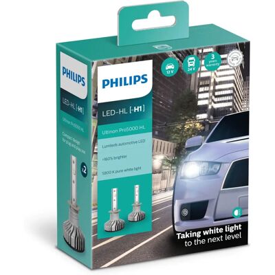 Philips 11258U50CWX2 Bilbelysning - H1 15 W LED Philips 11258U50CWX2 Bilbelysning - H1 15 W LED