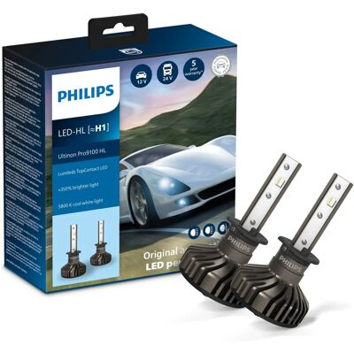 Philips H1 Scheinwerferlampe - Helles LED - 20W Philips H1 Scheinwerferlampe - Helles LED - 20W