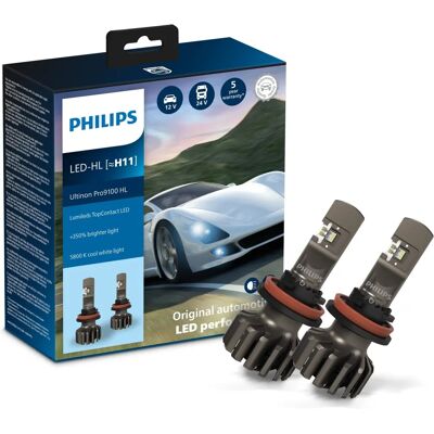 Philips Pro9100 LED Scheinwerferlampe - H11 Philips Pro9100 LED Scheinwerferlampe - H11
