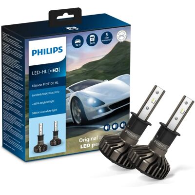 Philips Ultinon Pro9100 H3 LED Scheinwerfer - Autoscheinwerfer-Set Philips Ultinon Pro9100 H3 LED Scheinwerfer - Autoscheinwerfer-Set