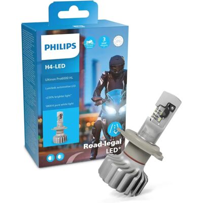 Philips Ultinon Pro6000 moto H4-LED (11342U6000X1) Philips Ultinon Pro6000 moto H4-LED (11342U6000X1)