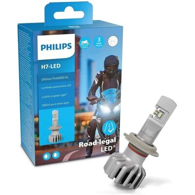 Philips Ultinon Pro6000 moto H7-LED (LUM11972U6000X1) Philips Ultinon Pro6000 moto H7-LED (LUM11972U6000X1)