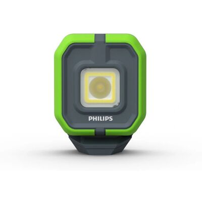 Philips Xperion 3000 Flood Mini LED arbetslampa - Uppladdningsbar, 500lm, Grön, Grå Philips Xperion 3000 Flood Mini LED arbetslampa - Uppladdningsbar, 500lm, Grön, Grå