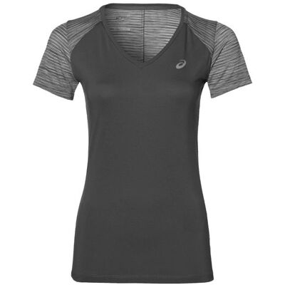 Asics Motion Cool Fuzex V-Hals Dames Hardlooptop - Running Top Asics Motion Cool Fuzex V-Hals Dames Hardlooptop - Running Top