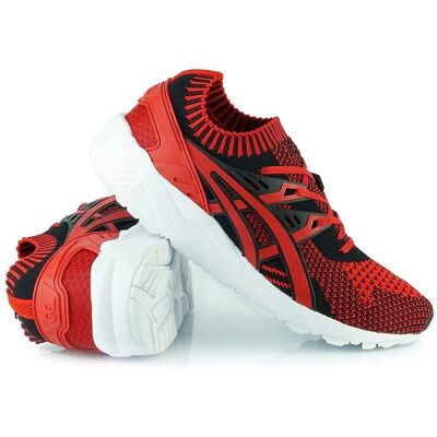 Asics Gel Kayano Trainer Knit Červené Textilní Pánské Tenisky - Tenisky Asics Gel Kayano Trainer Knit Červené Textilní Pánské Tenisky - Tenisky
