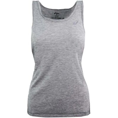 Asics Motion Dry Sport Loose Fit Run Tank Top - Grijs - Sporttop Asics Motion Dry Sport Loose Fit Run Tank Top - Grijs - Sporttop