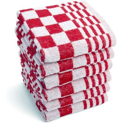 Byrklund Keukendoek Set - 6 stuks - Rood Byrklund Keukendoek Set - 6 stuks - Rood
