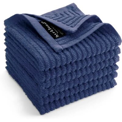 Byrklund Katoenen Afwasdoeken Set van 6 - Blauw - Keukenreiniging Byrklund Katoenen Afwasdoeken Set van 6 - Blauw - Keukenreiniging