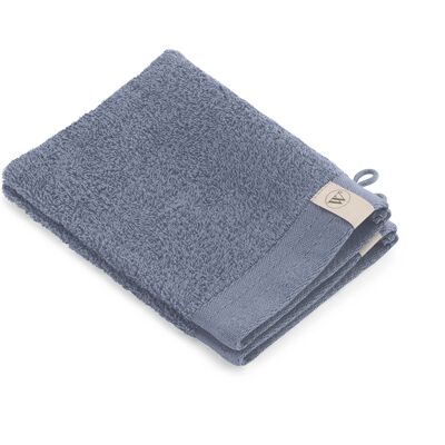 Walra Indigo katoenen washandjes - Set van 2 - 16x21 cm - Zacht Walra Indigo katoenen washandjes - Set van 2 - 16x21 cm - Zacht