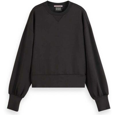 Scotch & Soda 179224 001 core modal sweatshirt - sweatshirt Scotch & Soda 179224 001 core modal sweatshirt - sweatshirt