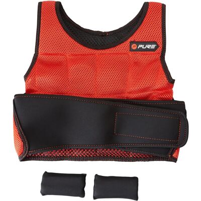 Pure2Improve Gewichtsweste - Verstellbar 5kg Rot Fitness Pure2Improve Gewichtsweste - Verstellbar 5kg Rot Fitness