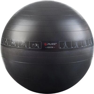 Pure2Improve Gymball 65cm Schwarz - Fitness & Yoga Pure2Improve Gymball 65cm Schwarz - Fitness & Yoga