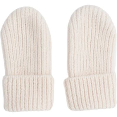 Lodger Beigefarbene Merinowolle Unisex-Handschuhe - Fäustlinge Lodger Beigefarbene Merinowolle Unisex-Handschuhe - Fäustlinge