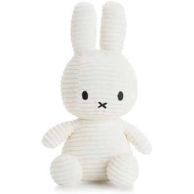 Bon Ton Toys Miffy Lapin en velours côtelé blanc - Peluche - Publicité Bon Ton Toys Miffy Lapin en velours côtelé blanc - Peluche - Publicité