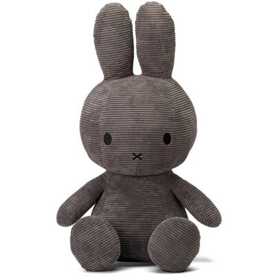 Bon Ton Toys Miffy Gris en Velours 70cm - Doudou - Publicité Bon Ton Toys Miffy Gris en Velours 70cm - Doudou - Publicité