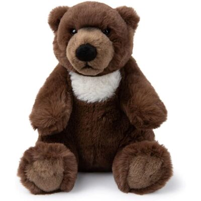 Ourson en peluche marron Bon Ton Toys - 25cm - Soutien WWF & Écologique - Publicité Ourson en peluche marron Bon Ton Toys - 25cm - Soutien WWF & Écologique - Publicité