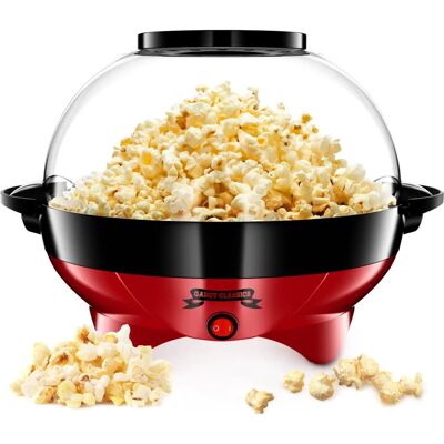 GADGY Large Popcorn Machine - 5L Retro Popcorn Maker GADGY Large Popcorn Machine - 5L Retro Popcorn Maker