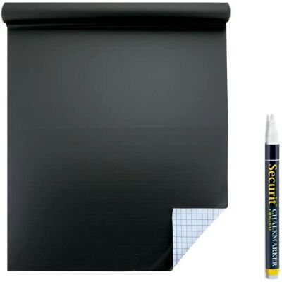 Securit - 100x45cm Kreidetafelfolie Roll - Restaurant & Zuhause Securit - 100x45cm Kreidetafelfolie Roll - Restaurant & Zuhause