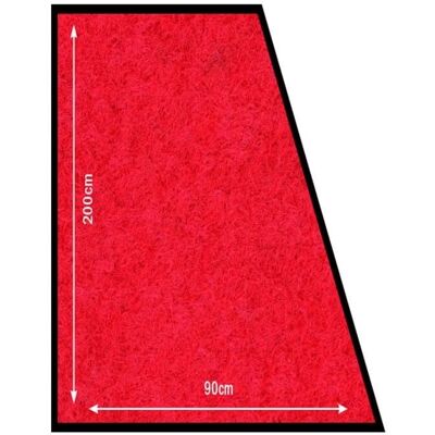 Tapis d'Entrée Rouge Securit - Antidérapant - 90x200cm Tapis d'Entrée Rouge Securit - Antidérapant - 90x200cm
