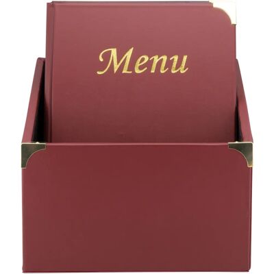 10 db bordó menüvédő készlet - A4 - Tartós & Elegáns 10 db bordó menüvédő készlet - A4 - Tartós & Elegáns