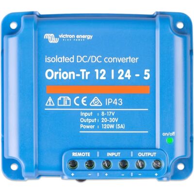 Victron Energy Orion Tr DC / DC Konverter 12 / 24 V 5 A 120 W isoliert Victron Energy Orion Tr DC / DC Konverter 12 / 24 V 5 A 120 W isoliert
