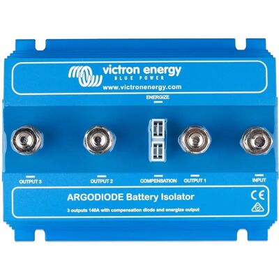 Victron Energy Argodiode 140-3AC Battery Separator - Black Victron Energy Argodiode 140-3AC Battery Separator - Black