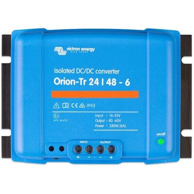 Victron Energy Orion-Tr 24/48-6 280W DC-DC Isolierter Wandler - Solarpanel-Laderegler Victron Energy Orion-Tr 24/48-6 280W DC-DC Isolierter Wandler - Solarpanel-Laderegler