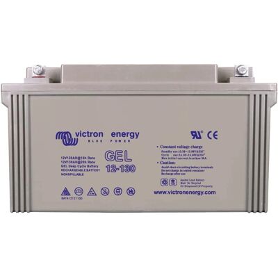 Victron Energy Gel Deep Cycle 12V/130Ah Batería de Gel - Batería de ciclo profundo Victron Energy Gel Deep Cycle 12V/130Ah Batería de Gel - Batería de ciclo profundo