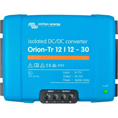 Victron Energy Orion-Tr 12/12-30A 360 W Automobil-Wechselrichter - Ori121240110 Victron Energy Orion-Tr 12/12-30A 360 W Automobil-Wechselrichter - Ori121240110