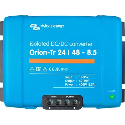 Convertidor DC/DC aislado Victron Energy Orion-Tr 24/48-8.5A 400W Convertidor DC/DC aislado Victron Energy Orion-Tr 24/48-8.5A 400W