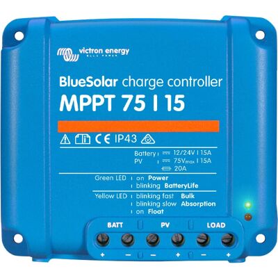 Victron Energy SmartSolar MPPT 75/15 Battery Charger - Solar Controller Victron Energy SmartSolar MPPT 75/15 Battery Charger - Solar Controller