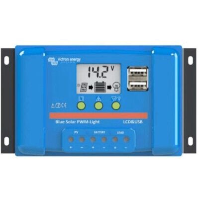 Victron Energy BlueSolar PWM-LCD 12/24V - Regolatore solare Victron Energy BlueSolar PWM-LCD 12/24V - Regolatore solare