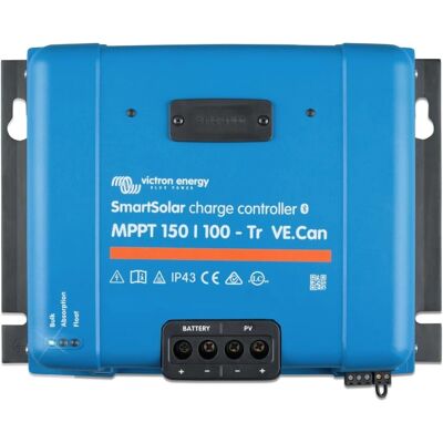 Victron Energy SmartSolar 150/100-Tr VE.Can Solenergi laddningsstyrenhet MPPT - Schwarz Victron Energy SmartSolar 150/100-Tr VE.Can Solenergi laddningsstyrenhet MPPT - Schwarz