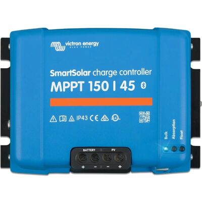 Victron Energy SmartSolar 150/45 Bluetooth Charge Controller - Solar Power System Victron Energy SmartSolar 150/45 Bluetooth Charge Controller - Solar Power System