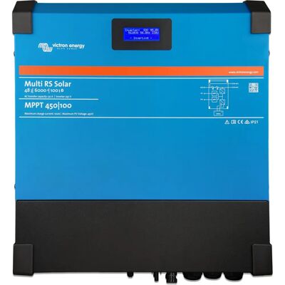 Victron Energy Multi RS Solar 48/6000 - Onduleur/Chargeur hybride - Publicité Victron Energy Multi RS Solar 48/6000 - Onduleur/Chargeur hybride - Publicité