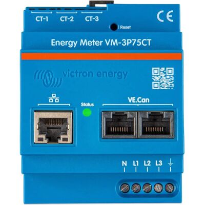 Victron Energy VM-3P75CT - Dreiphasiger Energiezähler mit Ethernet Victron Energy VM-3P75CT - Dreiphasiger Energiezähler mit Ethernet
