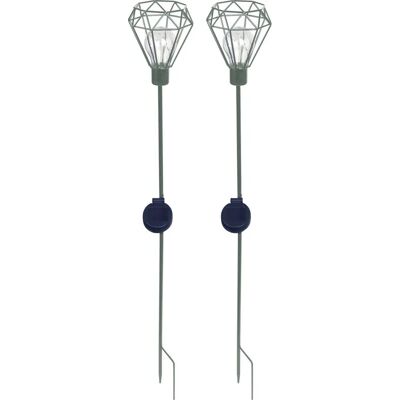 Luxform Diamond Solar-Gartenlampe Pack - 2 LED Luxform Diamond Solar-Gartenlampe Pack - 2 LED