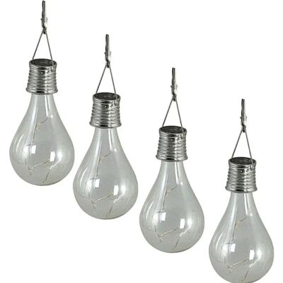 Luxform - Solar Garten-LED-Leuchten 4er Set Luxform - Solar Garten-LED-Leuchten 4er Set