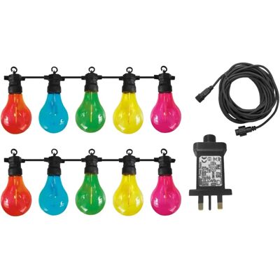 Luxform Maui Lichterkette - 10 LED - 5m - Für Draußen Luxform Maui Lichterkette - 10 LED - 5m - Für Draußen