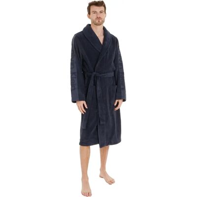 Calvin Klein Modelo 000EM1159E Peignoir en fleece de algodão - Peignoir Calvin Klein Modelo 000EM1159E Peignoir en fleece de algodão - Peignoir