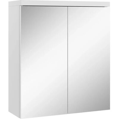BADPLAATS Toledo Miroir Armoire de Salle de Bain 60cm Blanc - Armoire Miroir Salle de Bain - Publicité BADPLAATS Toledo Miroir Armoire de Salle de Bain 60cm Blanc - Armoire Miroir Salle de Bain - Publicité