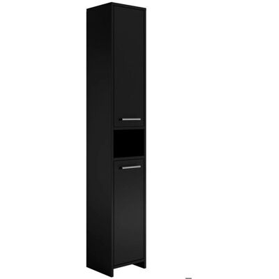 BADPLAATS - Nemo 32 x 29 x 167 cm - Nero lucido - Bathroom cabinet BADPLAATS - Nemo 32 x 29 x 167 cm - Nero lucido - Bathroom cabinet