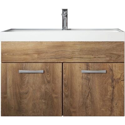 Ensemble salle de bain Rovere Marrone - 80cm, 2 pièces - Publicité Ensemble salle de bain Rovere Marrone - 80cm, 2 pièces - Publicité